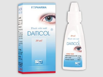 Bao bì thuốc nhỏ mắt Daiticol - Bao Bì Việt Đức - Công Ty TNHH Công Nghệ In Và Bao Bì Việt - Đức